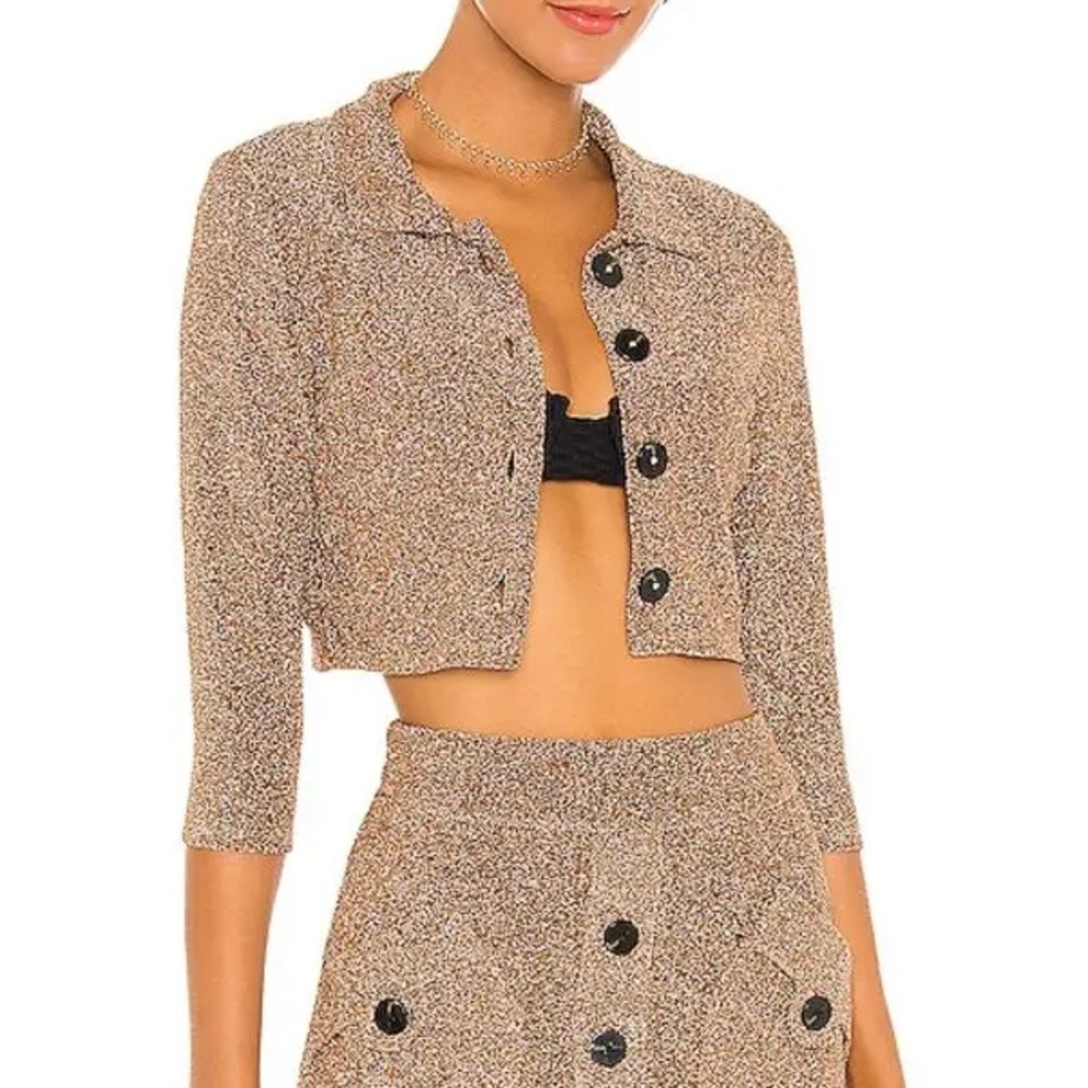Devon Windsor Lila Jacket in Gold